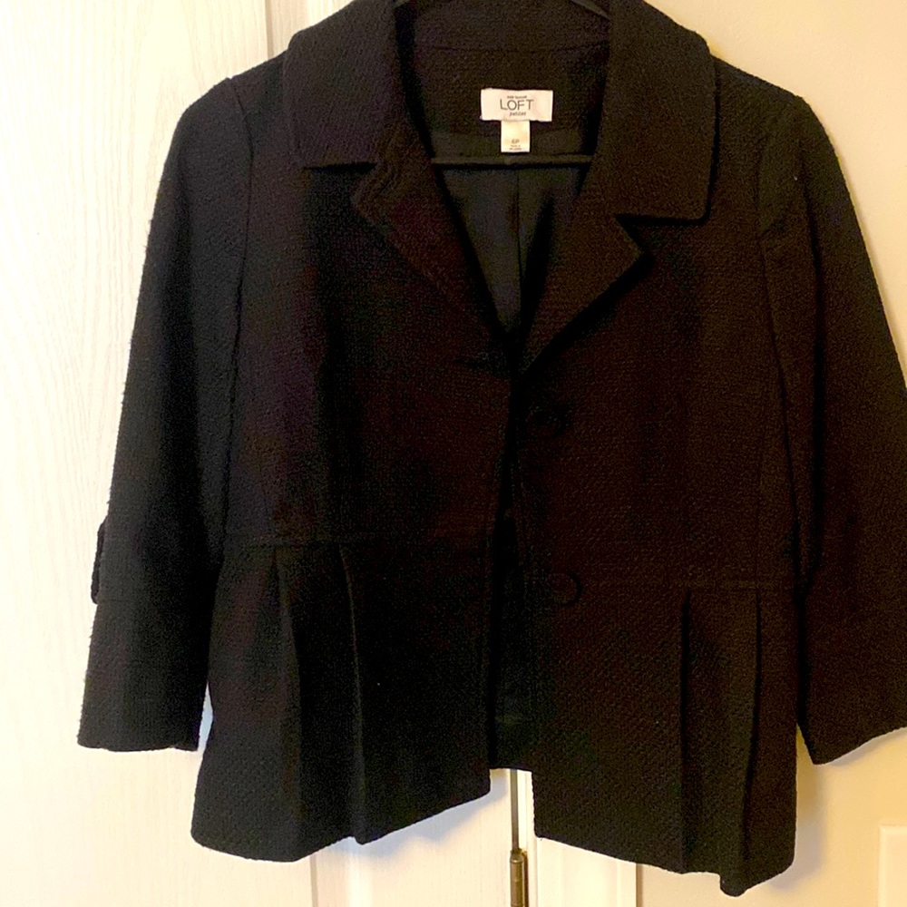 Loft peplum jacket
